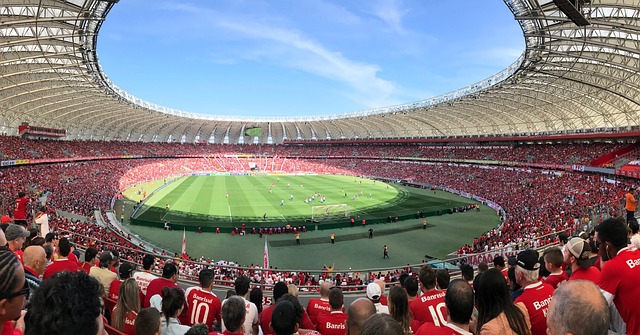 赛场上